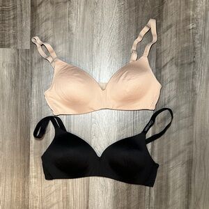 Calvin Klein Lightly Lined Wireless T-Shirt Bra Set - Small